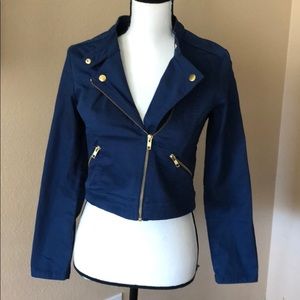 H&M girls size 12-13 crop jacket